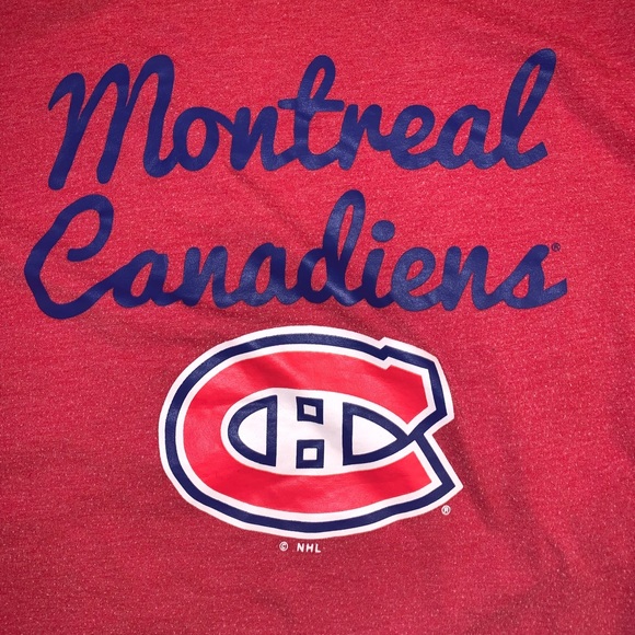 Long sleeve Woman’s cut Montreal Canadiens Shirt - XL - Picture 1 of 4